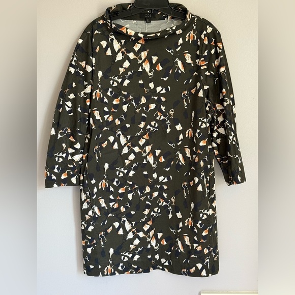COS Abstract Patterned Cotton Shift Dress - Picture 3 of 7